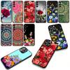 Floral Paisley Mandala Flower Texture Rose Case for Motorola Moto G54 G05 G24 G75 G85 G15 G86 Power Edge 50 30 Fusion neo Pro