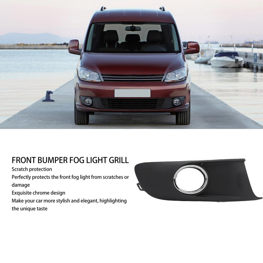 Автомобильная противотуманная фара, вентиляционная решетка для VW Touran CADDY 2010-2015 1T0853665P9B9 1T0853665P, передний бампер, нижняя противотуманная решетка для противотуманных фар