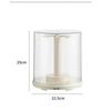 Labubu Display Case Transparent Rotating Storage Stand For Plush Dolls Blind Box Collection Clear Acrylic Organizer