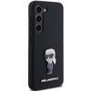 Etui Karl Lagerfeld Silicone Ikonik Metal Pin Do Galaxy S23+, Czarne
