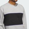 Adidas Originals Round Neck Sports Versatile Long Sleeve Sweatshirt Men Sweatshirt Gray Black IY1624