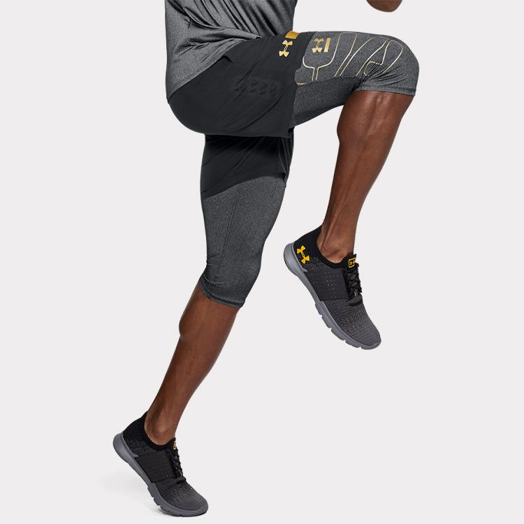 Under Armour Штаны компрессионные Perpetual Training Moisture-Wicking мужские серые 1306382-001