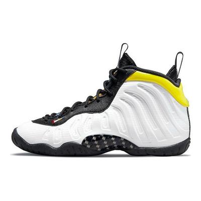 Детские кроссовки Little Posite One GS Motorsport белые черные Game-Royal DJ5797-100