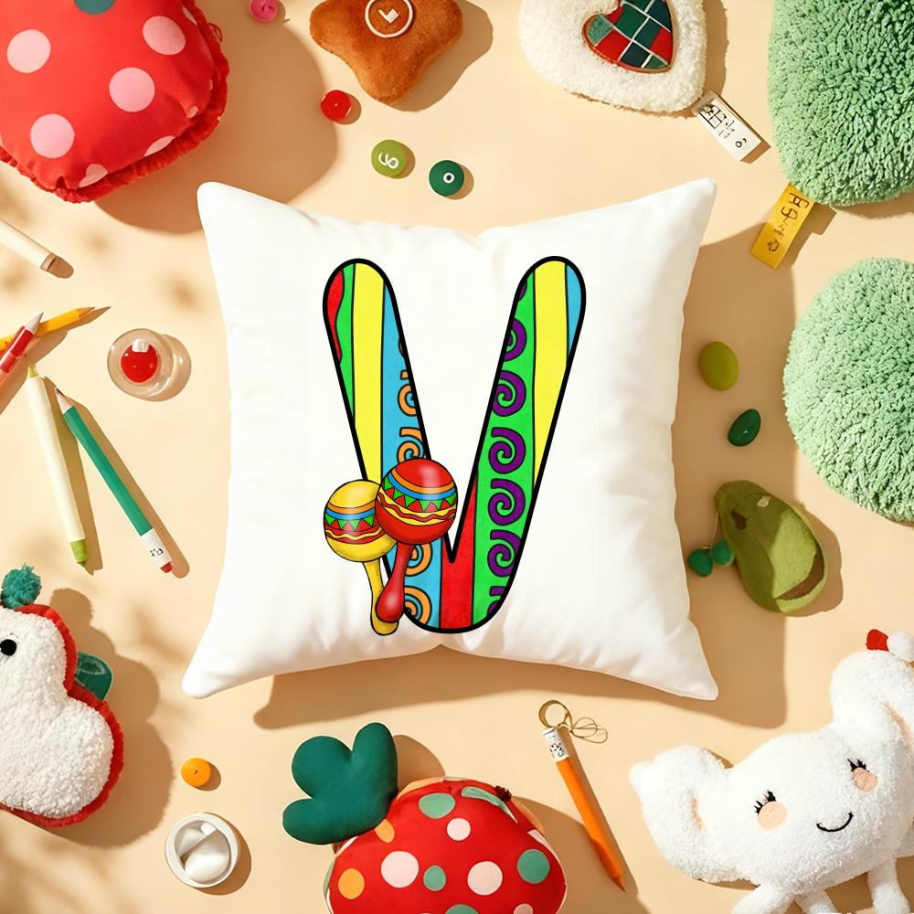 Mexico May 5th Cinco de Mayo Cushion Cover Plush Fabric Soft Double-Sided Printed Sofa Warm Winter Home Child Gift Pillow Case