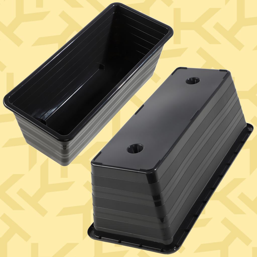 KADAX Doniczka Balkonowa 40cm Skrzynka Na Kwiaty