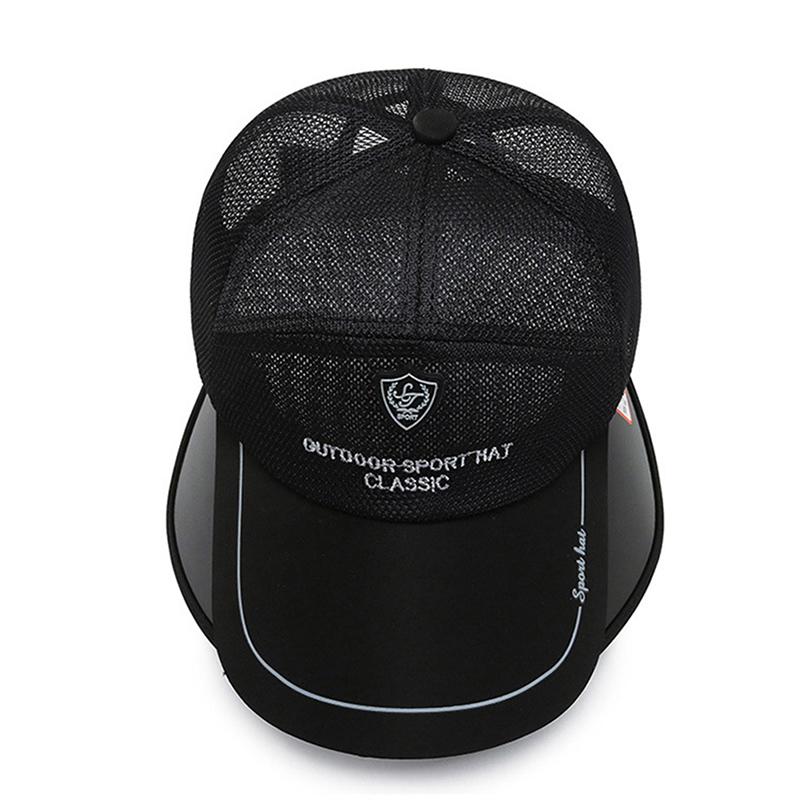 Широкополая шляпа с солнцезащитным козырьком для женщин и мужчин, дышащая кепка для гольфа с выдвижным механизмом