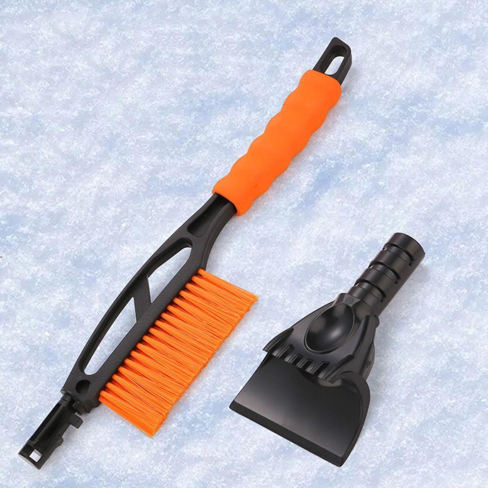 2 in 1 Car Snow Shovel Detachable Car Windows Snow Cleaner Portable Car Ice Scrape