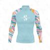 Mens Long Sleeve UV Protection Rash Guard Snorkeling Diving Surfing Summer Water Sports