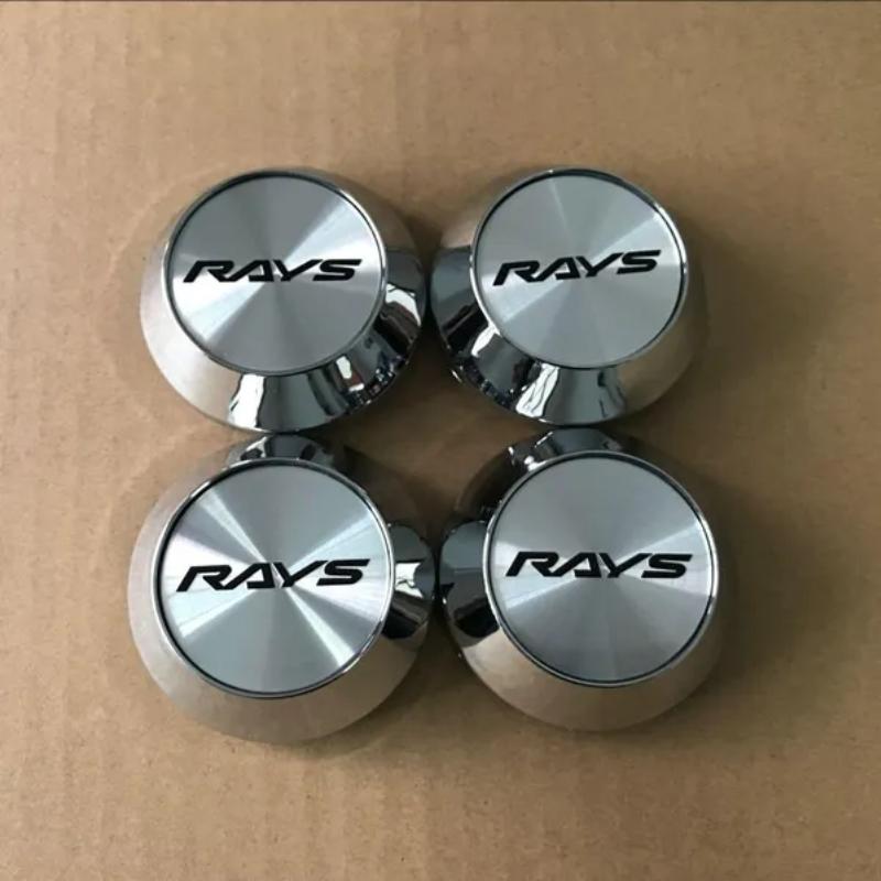4 шт./лот, гоночная эмблема RAYS, 65 мм, 68 мм, колпаки для центральной ступицы колеса автомобиля, аксессуары для значков для модификации, крышка ступицы колеса автомобиля