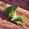 Украшение из смоляной лягушки, фигурка лягушки для дегустации вина, декор стола, кресло для отдыха, скульптура лягушки для домашнего офиса, подарок на новоселье