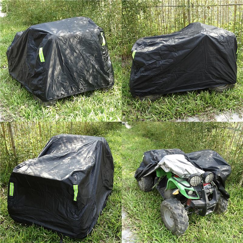 Черный универсальный пляжный чехол для квадроцикла, квадроцикла, водонепроницаемый, пыленепроницаемый, с защитой от ультрафиолета и дождя, ML XL 2XL 3XL для мотоцикла, скутера, картинга