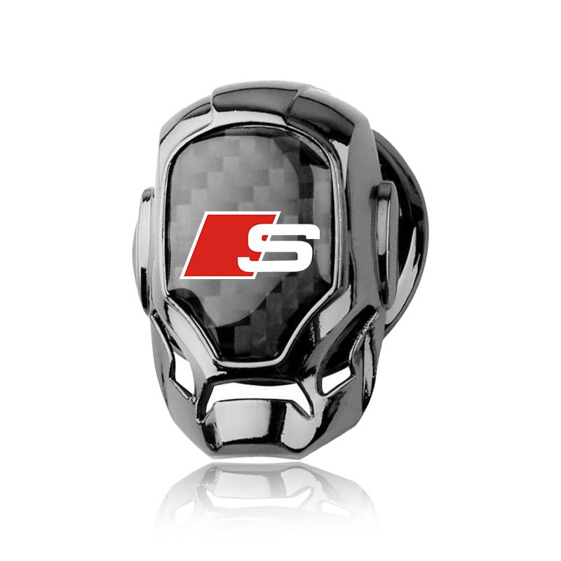 1x Car One Button Start Protective Emblems Cover Ignition Device for A A6 Q3 A3 B5 B6 B7 B8 B9 Q7 8P 8V 8L A5 A4 C6 C5 C7 Q6