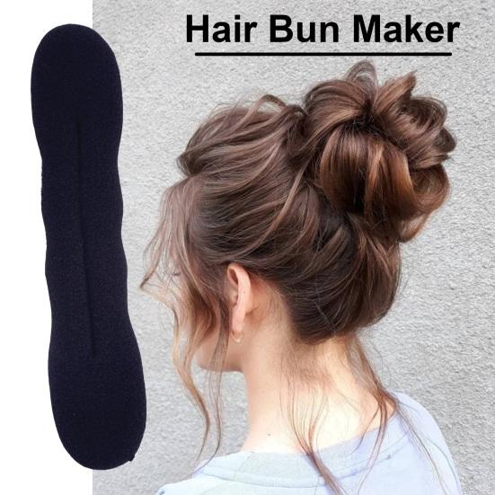 Yousheng Hair Bun Maker Sponge Hair Curler Deft Bun Twister Shaper Long Hair Easy Fast Snap Roll Tool Lazy Women Girl Hair Styling Accessories