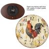 Silent Movement Quartz Wall Clock Battery Operated Home Decor Clock Wooden Wall Clock  Wall Mount