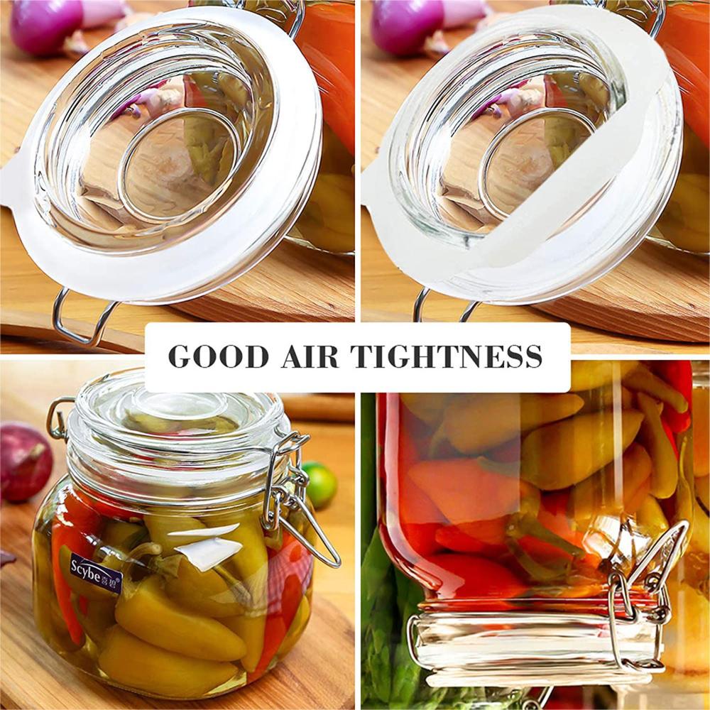 Storage Canning Accessories Rubber Seals Rings Silicone Seals Jar Gaskets Mason Jars Gaskets