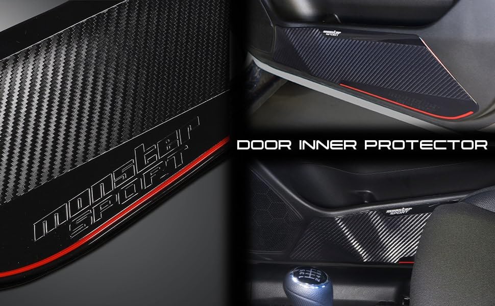 MONSTER SPORT Защита внутренней части двери 2 шт. для Swift Sport ZC33S / Swift ZC83S ZD83S ZC53S ZD53S ZC43S ZC13S – 898120-7600M