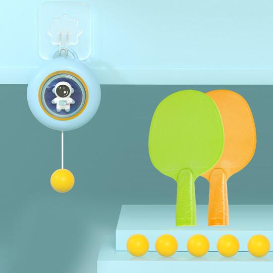 Подвесной тренажер для настольного тенниса, игровой тренажер для пинг-понга в дверном проеме, детский тренажер для настольного тенниса в помещении с ракеткой и мячами для детей