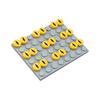 Нетоксичные Moc 10 шт. 98138 Ужасы Печатный Докторский Магический Глаз Шаблоны Строительные Блоки Желтые Змеиные Глаза Совместимые Игрушки-Детали Для Доски Подарки
