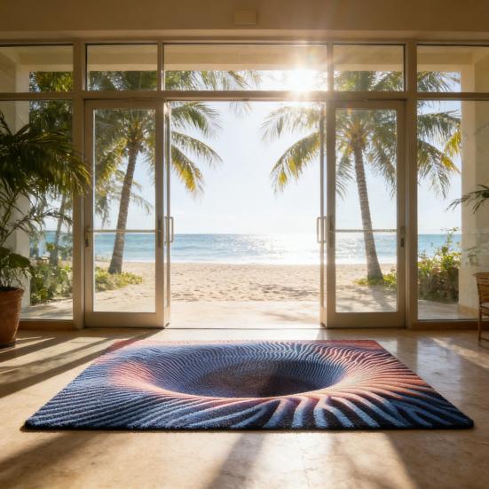 Напольный коврик Противоскользящий Износостойкий Толстый материал Домашний ковер Уникальный дизайн узора Легко чистить Прочный Дверной коврик Домашний декор