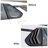 Для Toyota Rav 4 Rav4-2023 цвет углеродного волокна задняя треугольная шторка для окна накладка черный АБС-пластик