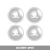 PBMN1 For Skoda 4PCS 56mm Car Wheel Tire Hub Center Sticker Badge Accessories Octavia A5 A7 RS Fabia Superb Rapid Karoq