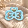 9cm Large Butterfly Hair Claw Clips Korean Hollow Heart Pastel Strong Hold Hair Clamp for Women and Girls Thick Hair Accessories
