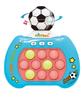 Push Pop Game [360° Rotating Soccer] Push Pop Glowing Electric Game Machine Quick Push Button Volume Adjustment [Educational Professional Recommended]