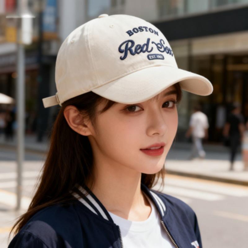 Регулируемая бейсболка в стиле колледжа Нью-Йорка для взрослых - Унисекс, Простая, Универсальная, Дизайн "утиный клюв"