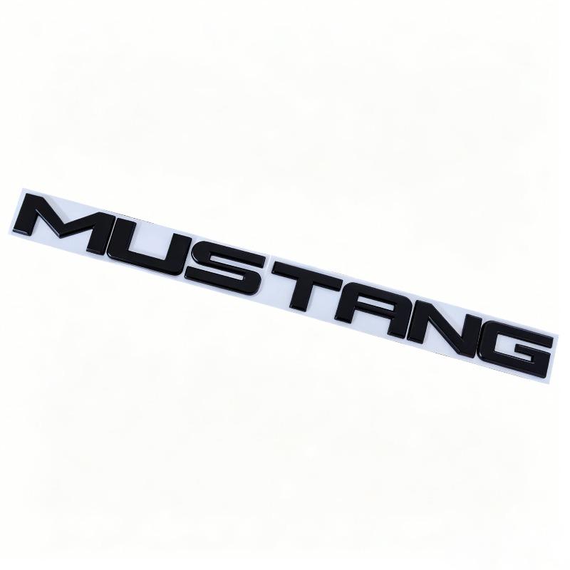 Suitable for modified rear trunk label GT350 snake label MUSTANG English alphabet sticker car logo car sticker