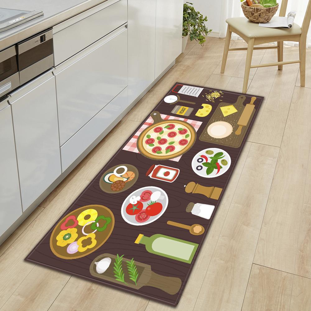 Кухонный ковер, коридор, крыльцо, дверной коврик для гостиной, детский коврик, нескользящий напольный коврик для двери ванной комнаты