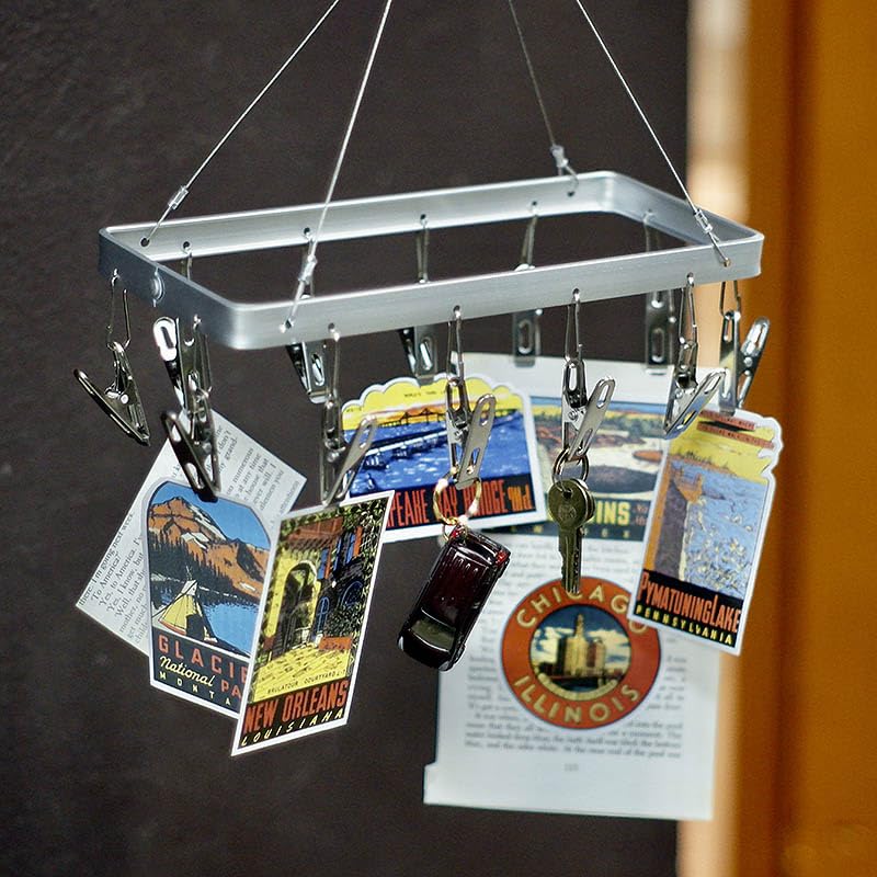 Dulton Pinch Hanger S 12 Clips Pinch Hanger That Blends Into Your Everyday Life Aluminum 17 X 268 X 119mm RN-0429S/12