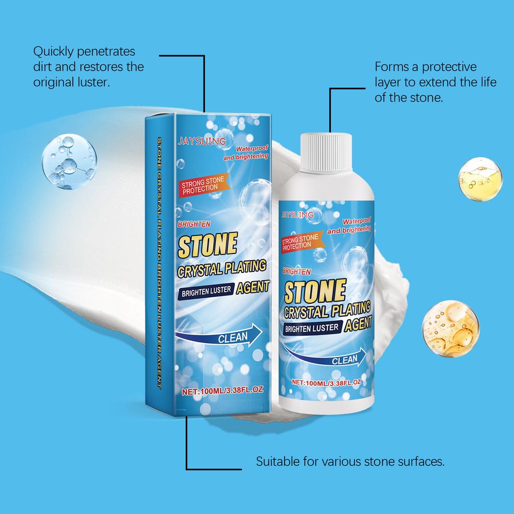 Stone Coating Agent - Scratch Repair, Stain Cleaning & Polishing Agent for Kitchen Quartz Stone & Tile Countertops