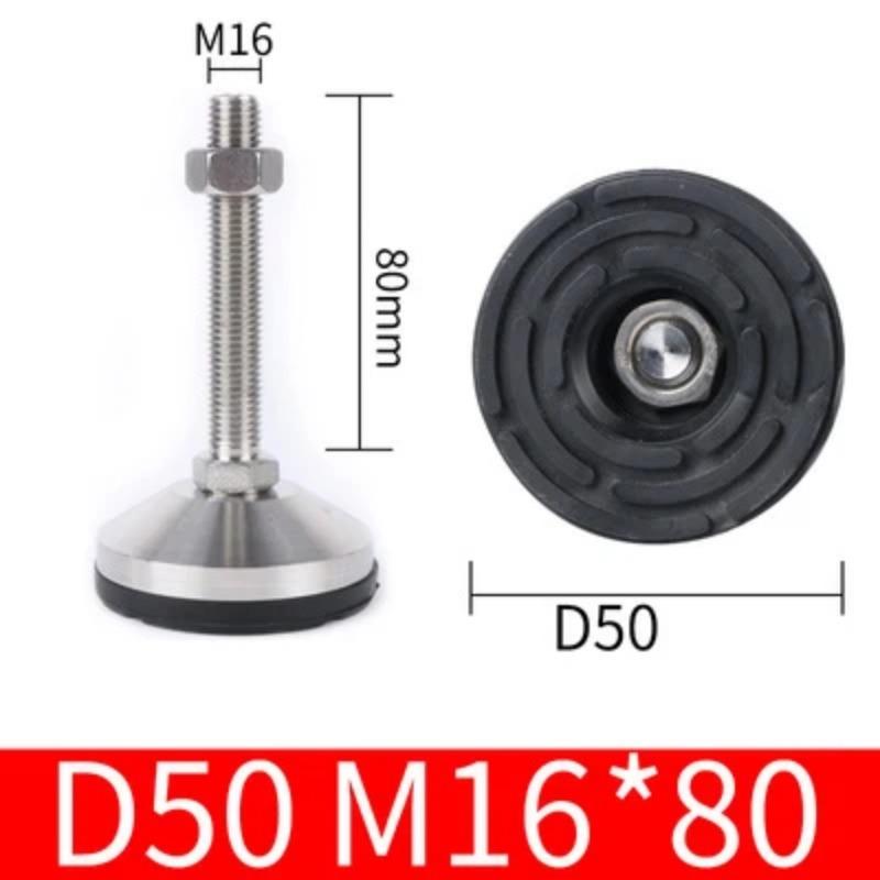 4 шт., нескользящая балансировочная чашка для ног из нержавеющей стали, регулируемая сверхмощная фиксированная ножка для промышленного оборудования, мебели