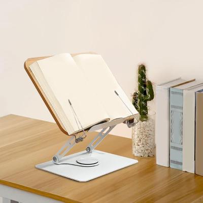 Регулируемая подставка для книг с держателем страниц Портативная стойка для чтения для дома и офиса