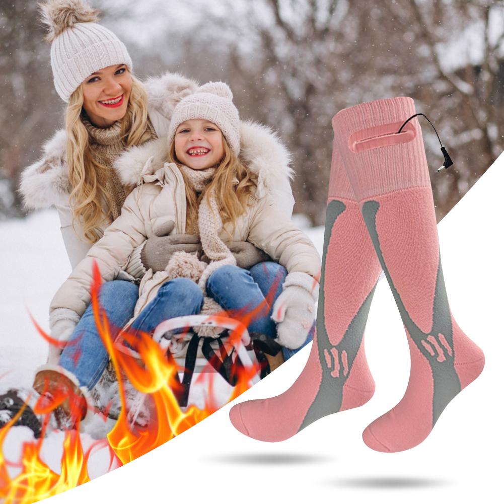 Electric Heated Socks Electric Heating Socks Fast Heating Battery Heated Socks Breathable Outdoor Sport Socks for Camping Hiking