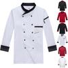 Chef Uniform Long Sleeved Men's Clothing Catering Work Uniform Back Kitchen Uniform Men's Top