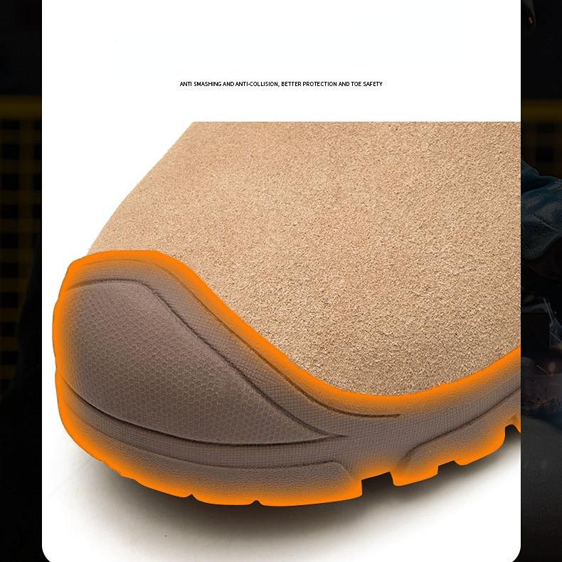 Safety Shoes 6KV Insulated Shoes Anti-smash and Anti-puncture Labor Protection Shoes for Electric Welders Men's Slip-on Safety Shoes