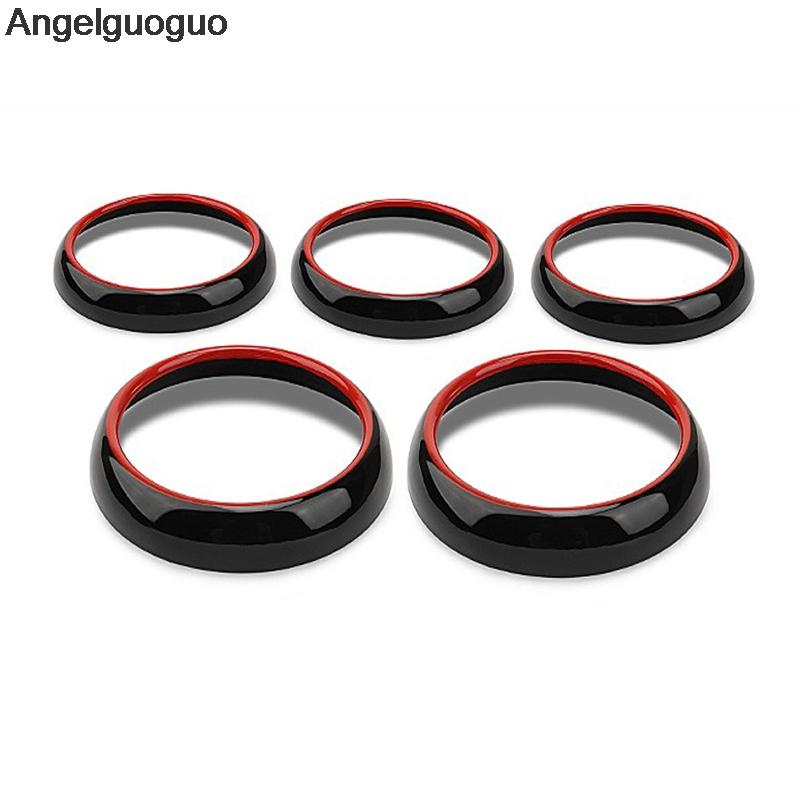 Двухцветный автомобильный кондиционер, вентиляционное отверстие, кольцо, накладка, украшение для Mercedes Benz GLA X156 CLA C117