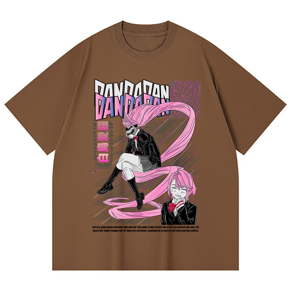 230 Gsm 100% Cotton Dandadan V2 Aira Print Unisex Heavy Cotton T Shirt