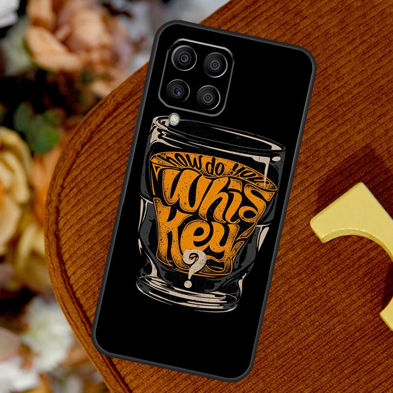 Чехол Сигара и Виски для Samsung Galaxy M14 M34 M54 M12 M32 M52 M53 M33 M13 M20 M15 M55 M31s M30s M21 M51