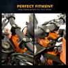 1x Steering Damper Mount 1" Rise Handlebar Riser Kit for KTM 790 Adventure 890 Adventure/R/Rally 2019 2020 2021 2022 2023 2024