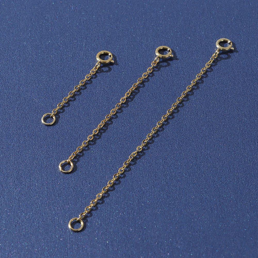Findings & Components Jewelry Accessories DIY for Bracelet Necklace Extender Safety Chain Extender