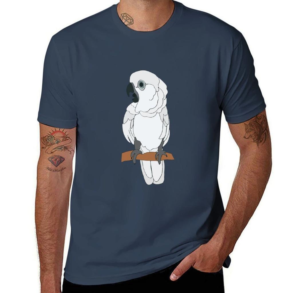 Cockatoo Tshirt Relaxed Fit Casual Short Sleeve Top