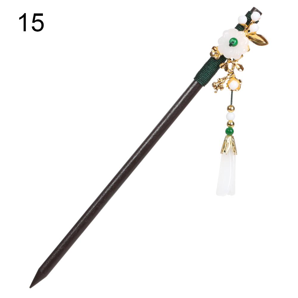 Эбеновые кисточки Ретро стиль Ручная работа Аксессуары для волос Палочки для волос Инструменты для укладки волос Заколка