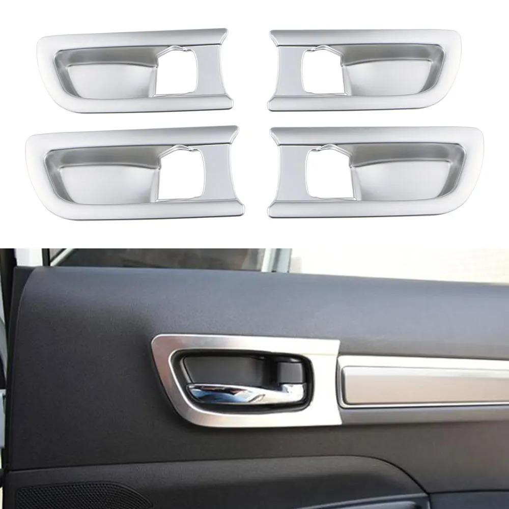 For Renault Koleos MK II 2 Samsung QM6 2017- Interior Door Handle Bowl Cover ABS Decoration Sticker 4Pcs