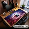 Soccer Theme Custom Mouse Pad Personalized With Name Text Customized Desk Mat For Office Home Decor
