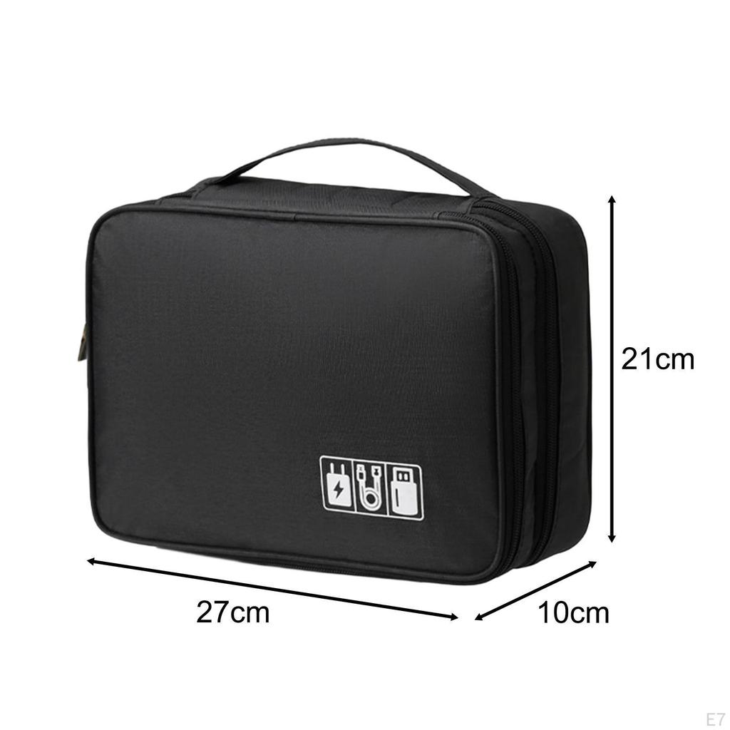 Power Bank Case Data Cable Storage Bag Waterproof Hard Shell Headphone Electronic