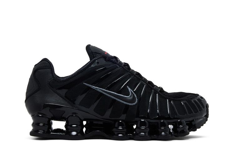 Мужские кроссовки Nike Shox TL Черный Металлический Гематит Черный/Черный-Металлический Гематит-Макс Оранжевый