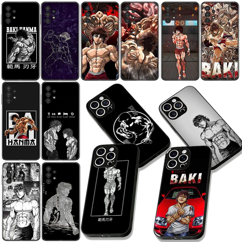 Hanma Baki Cartoon Protective Cover for Xiaomi Poco C85 C65 C75 X7 X6 M6 M8 F7 F8 Ultra F6 Pro Phone Case