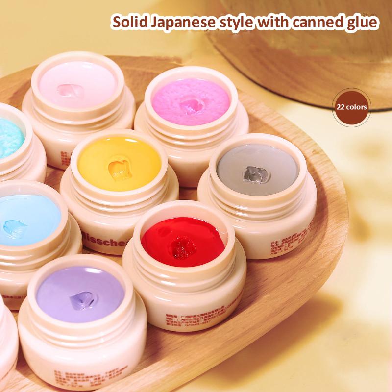 Дизайн ногтей Твердый лак для ногтей Консервированный твердый клей для ногтей Крем-текстура Клей для ногтей Гель для ногтей